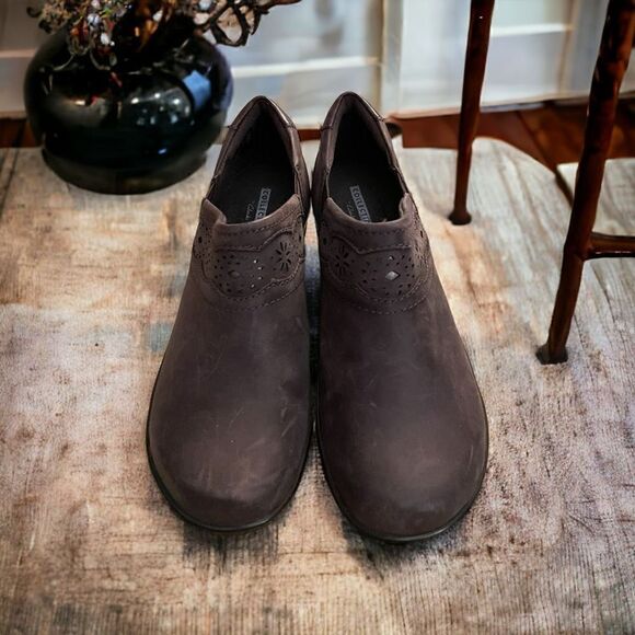 Clarks Leather Slip-On Shoes - Marion Helen Size 5 New No Box - Picture 1 of 5